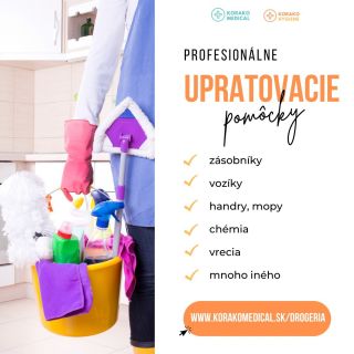 Vedeli ste, že na našom e-shope nenájdete len zdravotné a osobné ochranné pomôcky ale aj drogériu, kozmetiku a upratovacie...