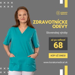 Slovenské zdravotnícke oblečenie vo veľkostiach 34 až 68 v cenách aké inde nenájdete! 😍 www.korakomedical.sk #healthcare...